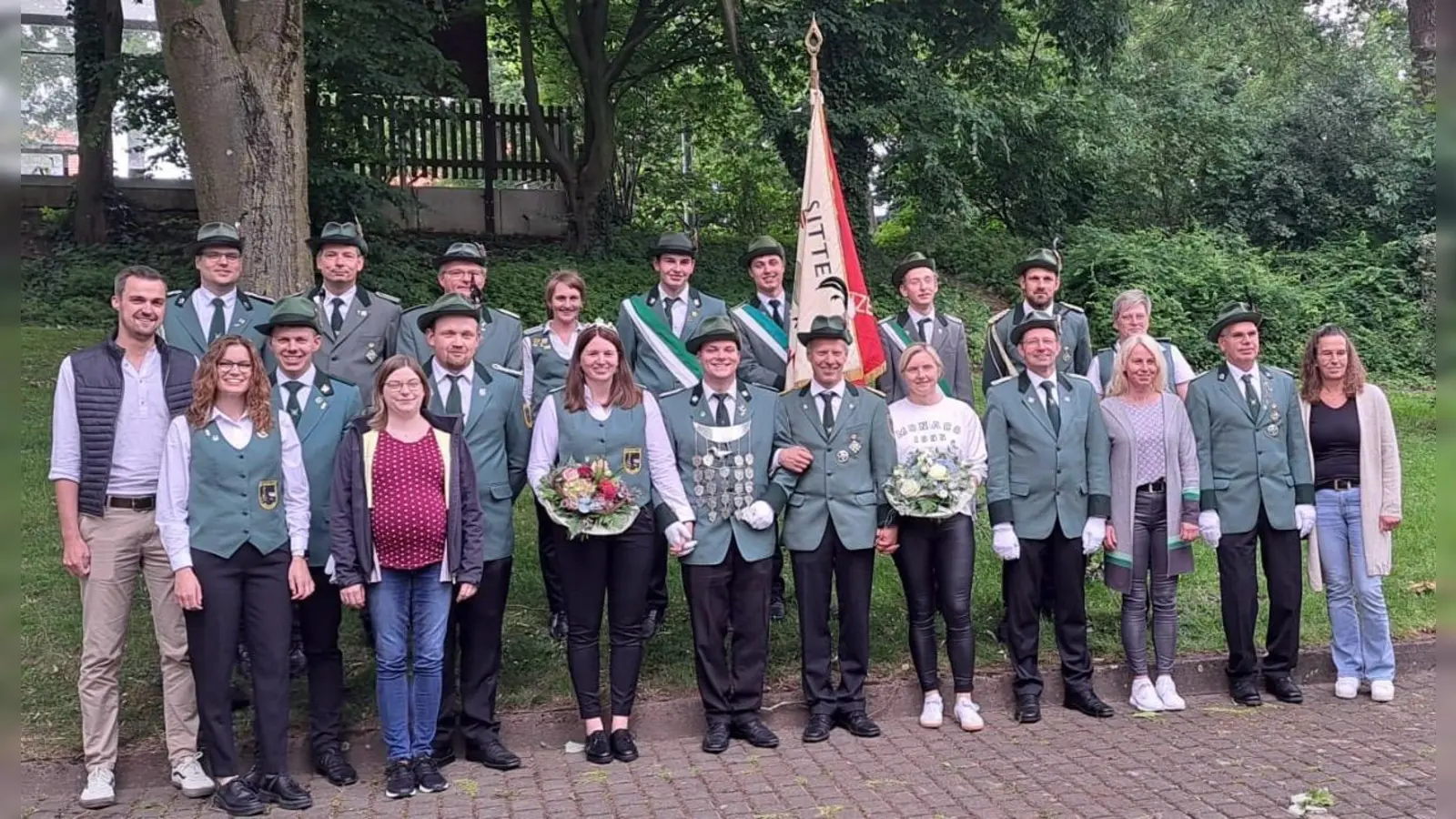 Lukas Welling und Leonie Tappe sind das neue Königspaar in Löwendorf. (Foto: privat)