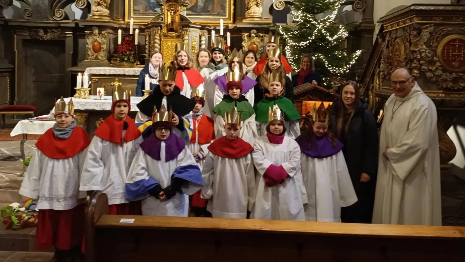 Die Sternsinger aus Wehrden. (Foto: privat)