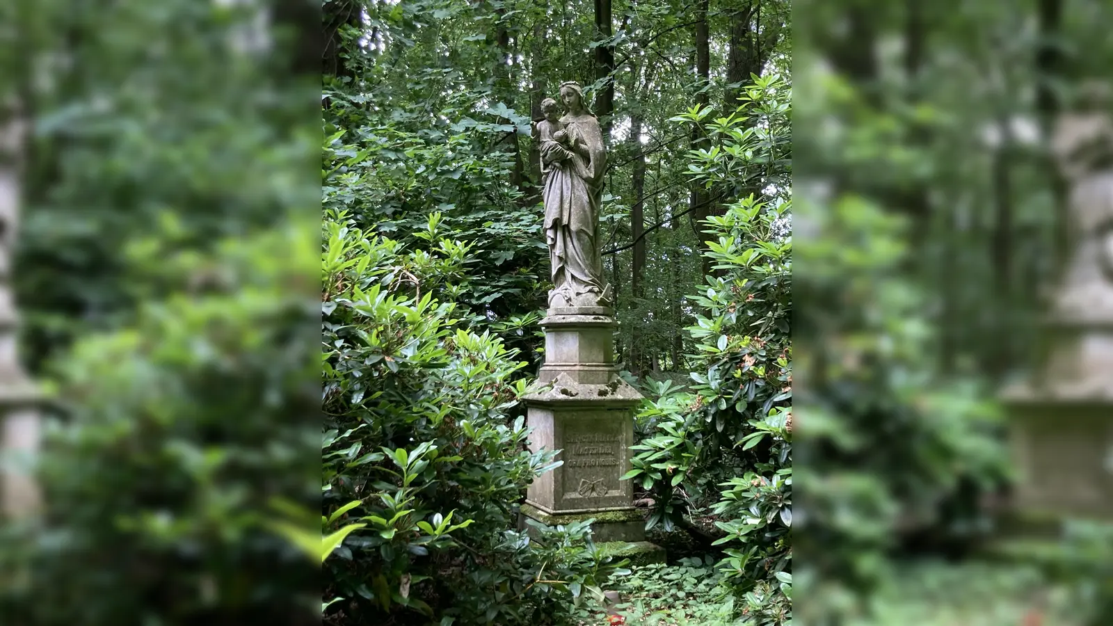 Denkmal mit Marienfigur. (Foto: privat)