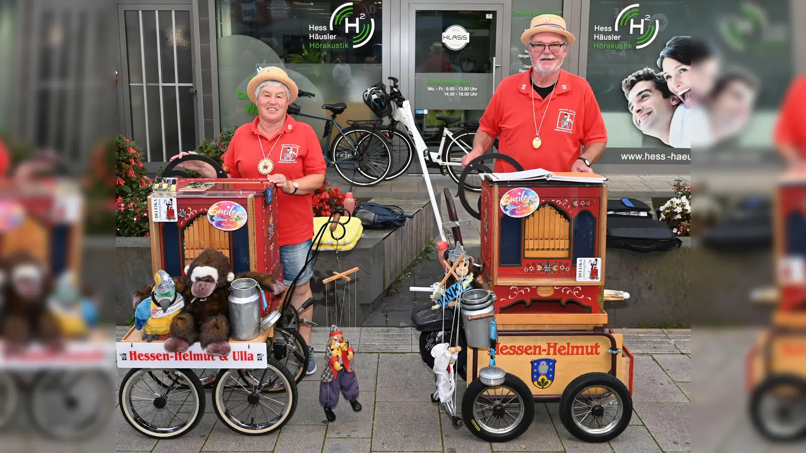 Straßenkünstler beim Apfelfest in Hofgeismar. (Foto: G. Hoffmann)