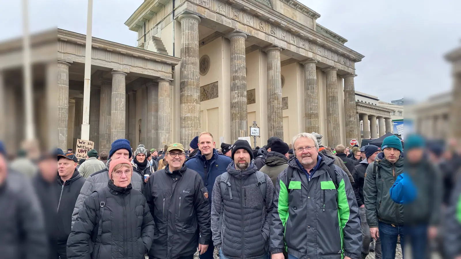Mehrere Tausend Landwirte und Landwirtinnen aus ganz Deutschland demonstrierten vor dem Brandenburger Tor. (Foto: WLV)