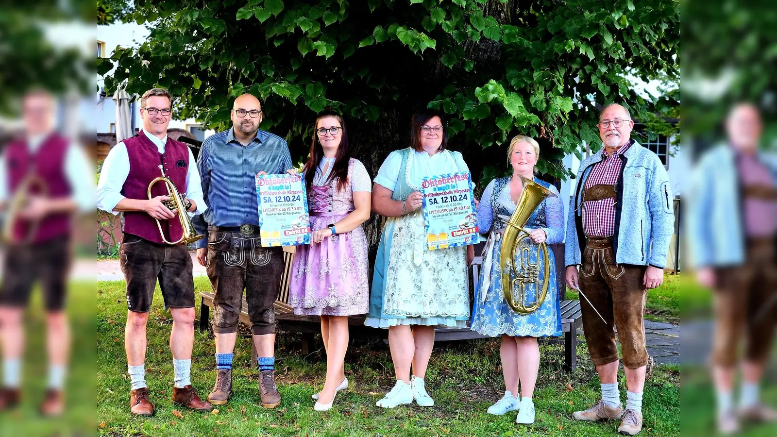 Lust auf Oktoberfest, die Würgasser Musiker spielen zum Auftakt.  (Foto: Musikverein Würgassen)