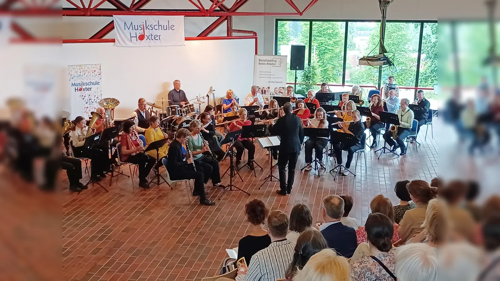 Das Sinfonische Blasorchester beim Benefizkonzert. (Foto: Musikschule/Stadt Höxter)