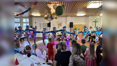 Bunt gings zu beim Kinderkarneval. (Foto: privat)