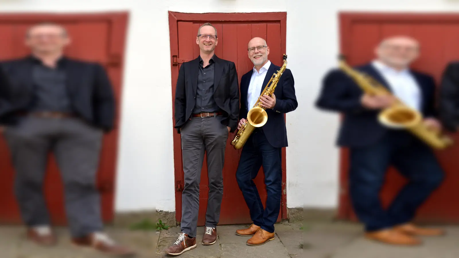 V.l.: Helge Adam und Falk Orban setzten sich zum Ziel, eine Jazz-Session in Höxter zu etablieren. (Foto: privat)