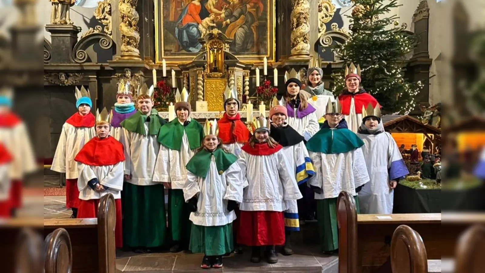 Wie in vielen Orten weltweit sammelten Sternsinger in Wehrden Geld für das Kinderhilfswerk „Die Sternsinger”.  (Foto: Alexandra Potthast)