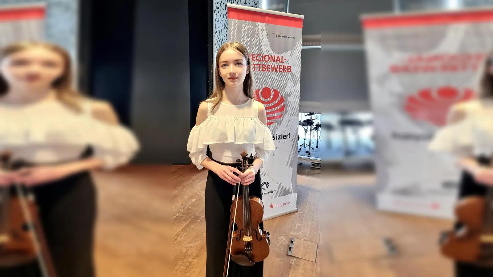 Gloria Konrad aus Warbsen spielt Geige. (Foto: Musikschule Holzminden)