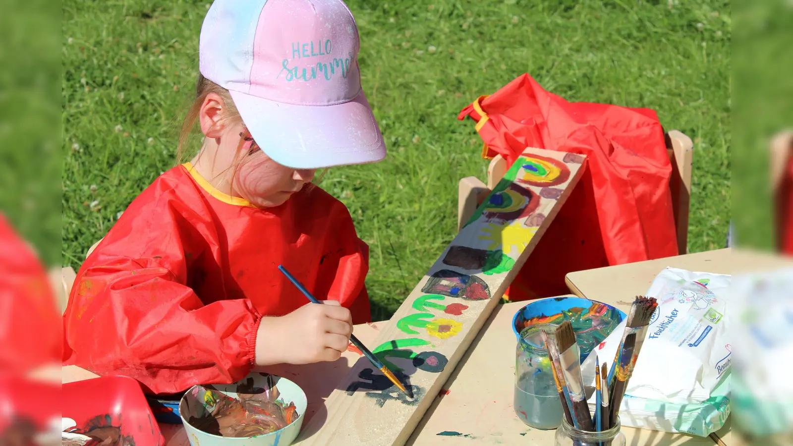 Spaß und Kreativität standen im Fokus beim ersten Sommerfest der Johanniter-Kita „Bielenbergbande in Höxter. (Foto: Johanniter Lippe-Höxter)