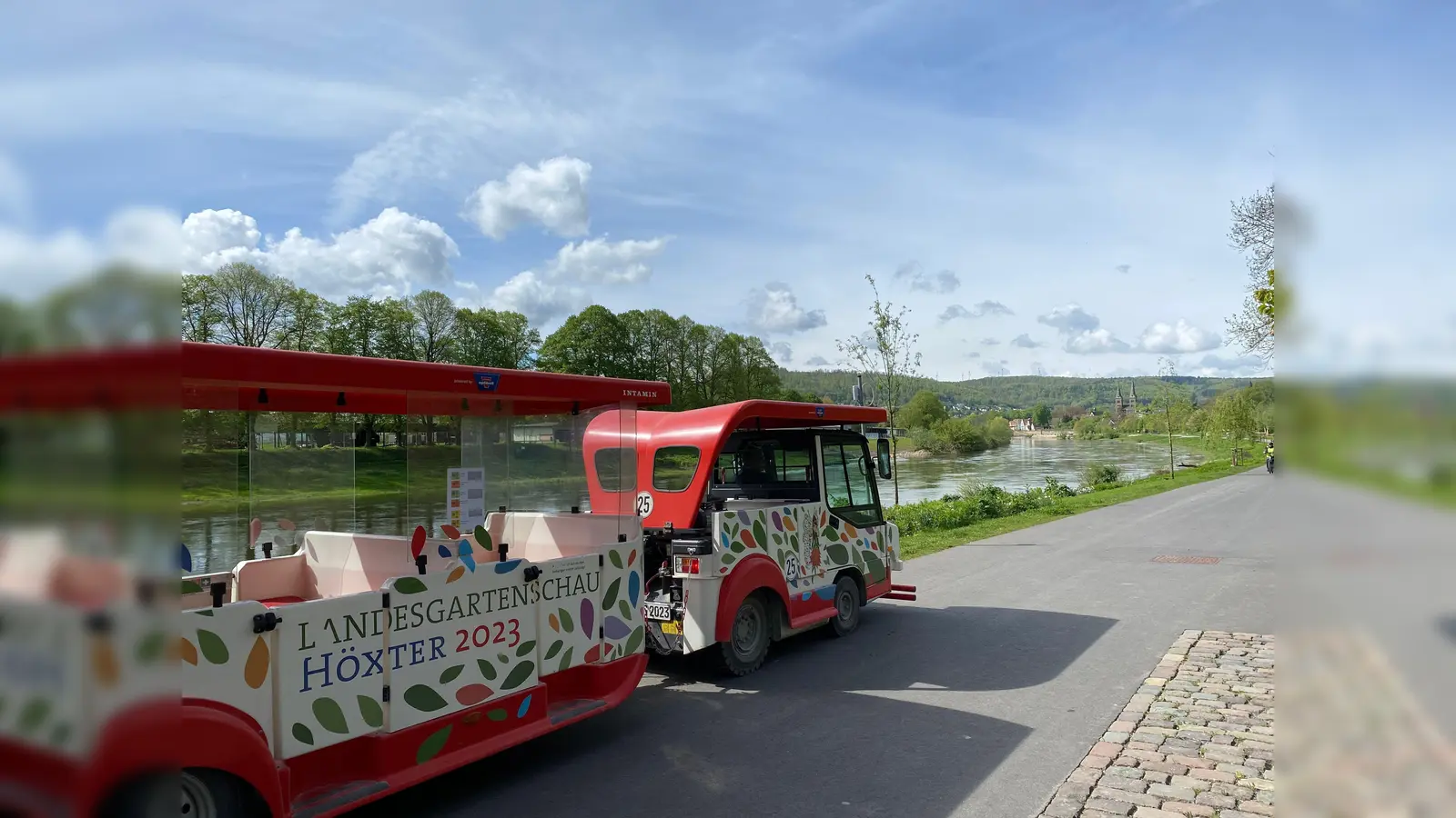 Die beliebte Bimmelbahn des Huxarium Gartenparks. (Foto: Huxarium Gartenpark Höxter)