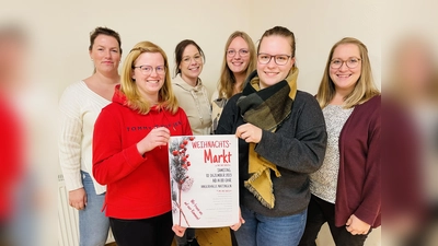 (v.l.) Isabell Schmitz, Theresa Wieners-Rehrmann,Viviane Wulf, Franziska Tewes Rika Sawatzki, Nicole Sievers vom Vorstand der kfd. (Foto: privat)