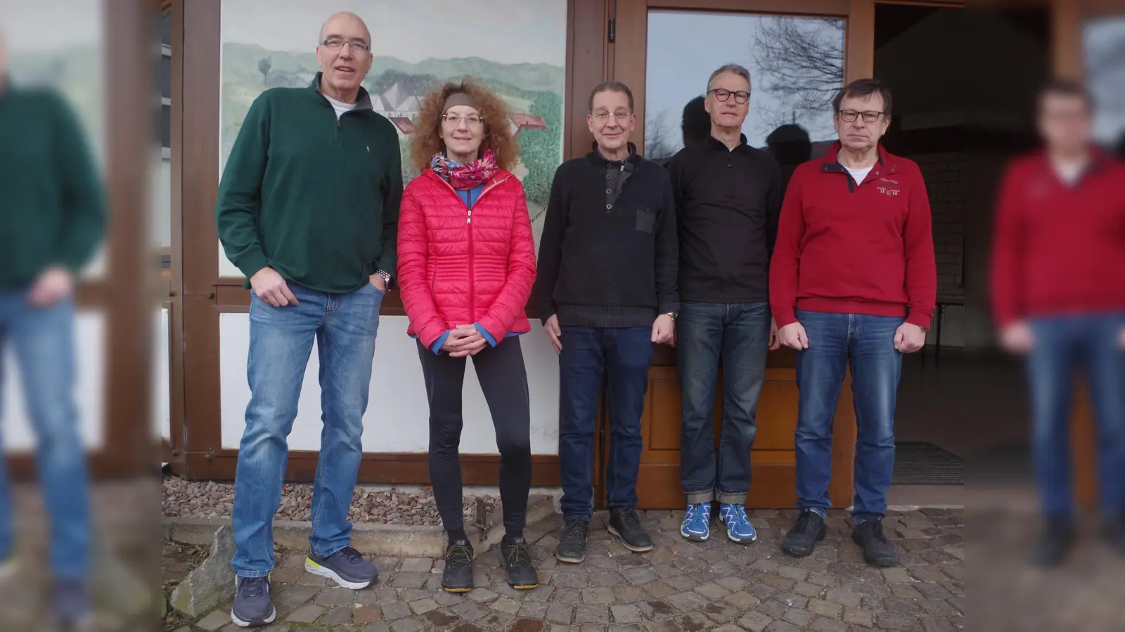 Neuer Vorstand beim Heimatverein Reelsen (v.l.): Andreas Mügge, Anette Wolff, Uwe Schicktanz, Fritz Zinn und Alfred Schröder,. Es fehlen: Friederike Roth und Natalie Egeling. (Foto: Heimatverein Reelsen)