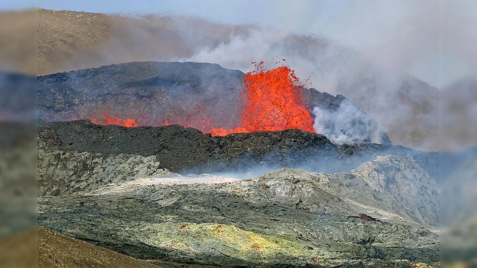 Vulkanausbruch in Südisland. (Foto: Reinhard Pantke)