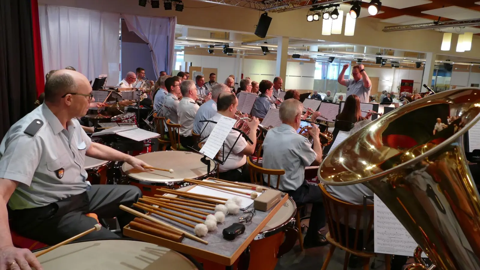 Frühschoppenkonzert des Reservistenmusikzug Niedersachsen. (Foto: Reinhard Borchers)