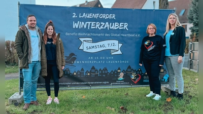 Das Organisationsteam lädt zum Lauenförder Benefiz-Winterzauber ein. (Foto: privat)