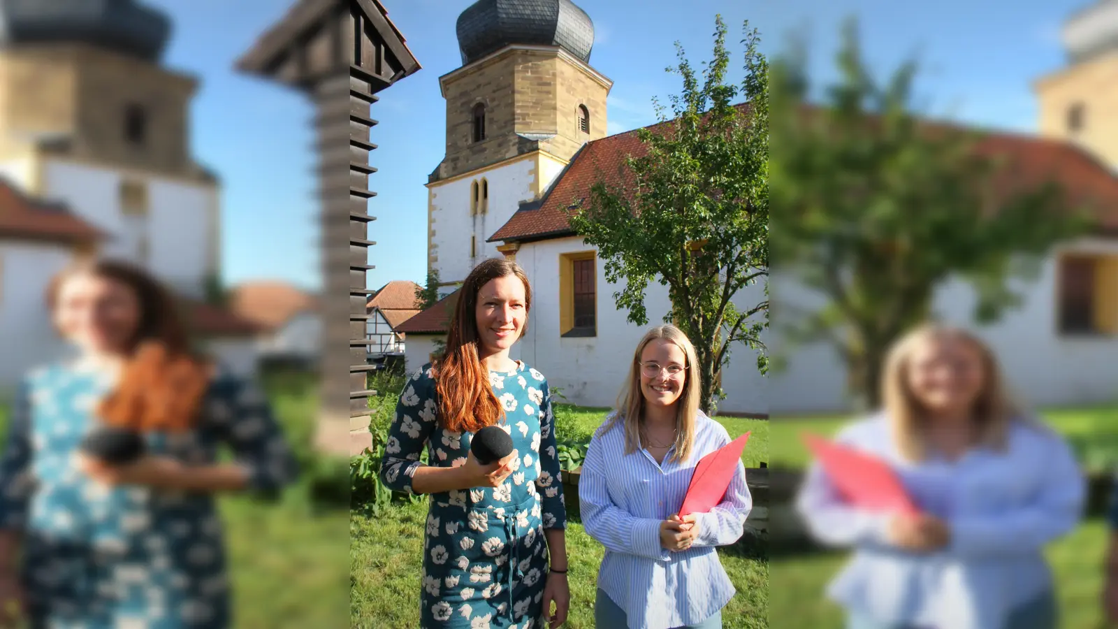 Das Forschungsteam (v.l.) Dr. Maria Rammelmeier und Antonia Lehmann. (Foto: Rammelmeier Maria)