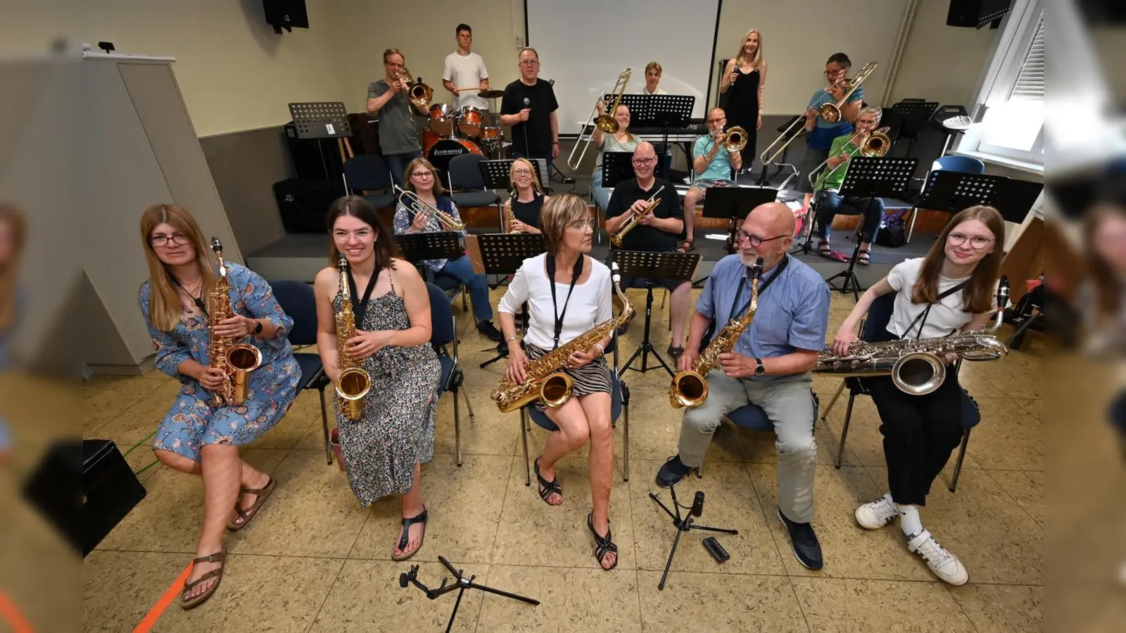 Die neue Big Band der Musikschule Holzminden. (Foto: privat)