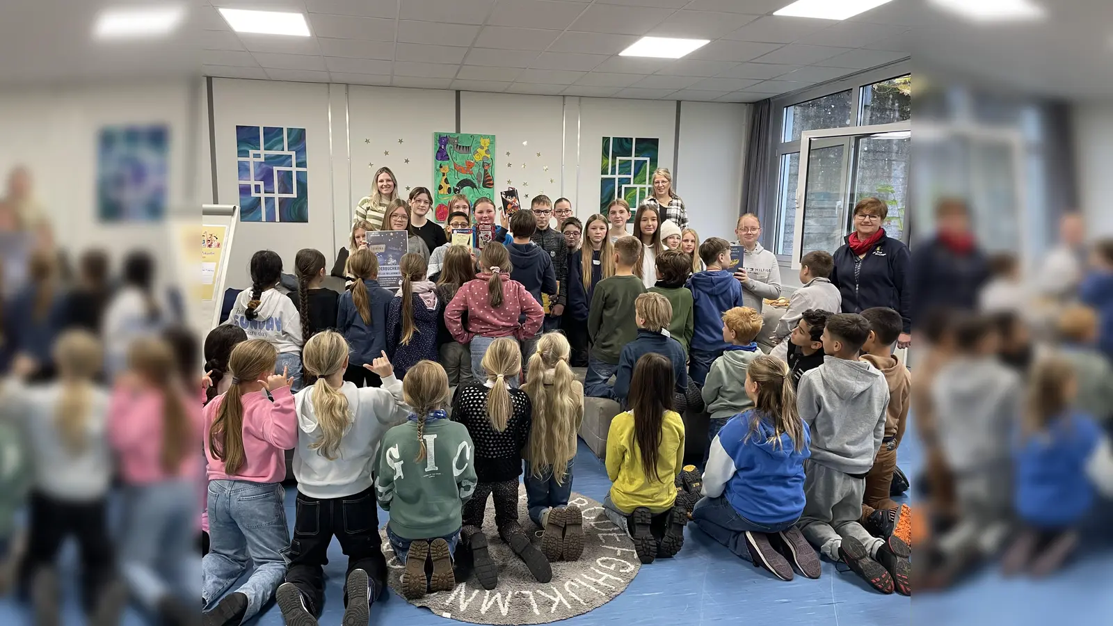 Die Sekundarschule Beverungen richtete Aktionen zum Vorlesetag aus. (Foto: Sekundarschule )