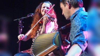 Gudrun Walther und Andy Cutting zu Gast im Schloss Bevern. (Foto: Gregor Eisenhut)