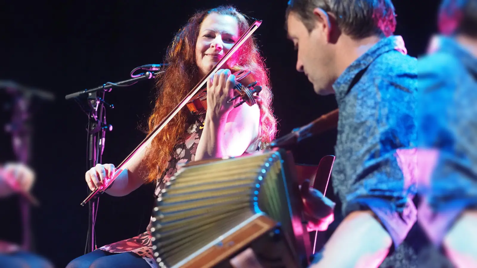 Gudrun Walther und Andy Cutting zu Gast im Schloss Bevern. (Foto: Gregor Eisenhut)