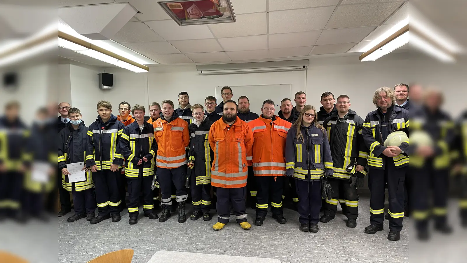 Teilnahme an der Truppmannausbildung Teil 1 der Gemeindefeuerwehr Delligsen. (Foto: privat)